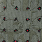 Star Wars Boba Fett Green Floral Motif Tie