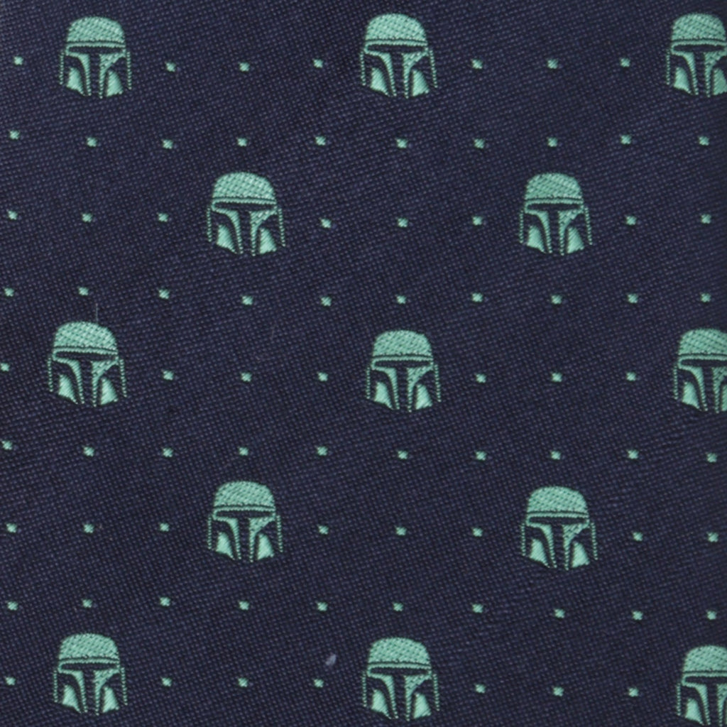 Star Wars Mandalorian Navy Dotted Tie