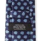 Star Wars Millennium Falcon Blue Tonal Tie