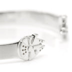 Star Wars Millennium Falcon Stainless Steel Cuff Bracelet