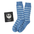 Star Wars Millennium Falcon Blue Striped Tie