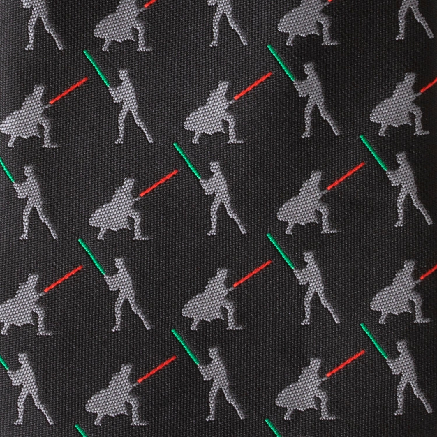 Star Wars Darth Vader and Luke Skywalker LIGHTSABER Battle Black Tie
