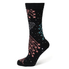 Star Wars X-Wing and TIE Fighter Battle Dress Socks and Lapel Pin Gift Set