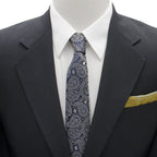 Star Wars Yoda Navy Paisley Tie