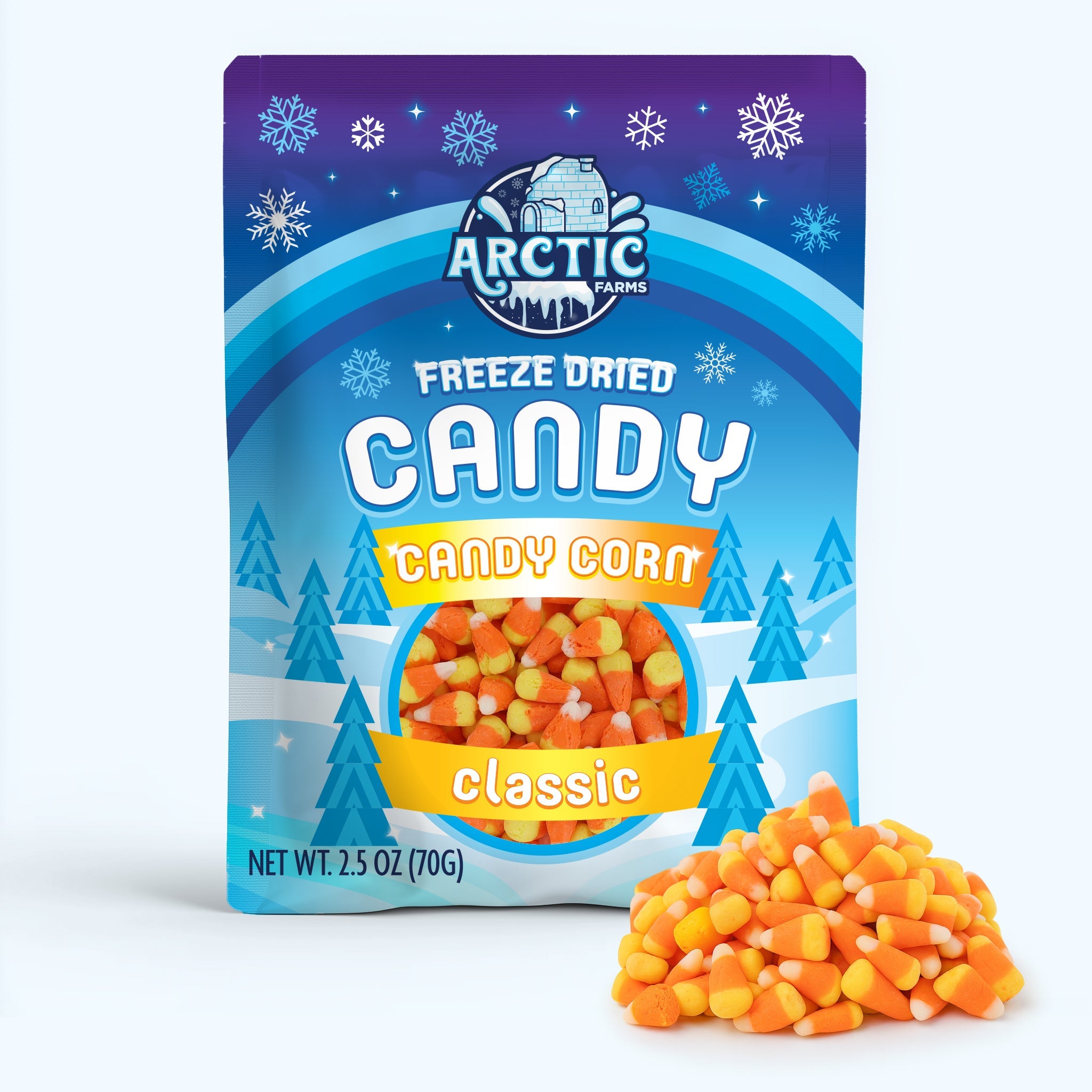 Freeze Dried Candy Corn Halloween Edition