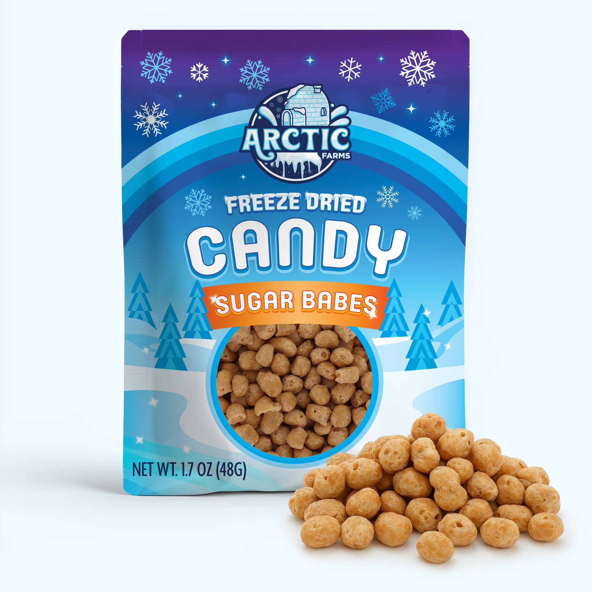 Freeze Dried Sugar Caramel Babes Candy