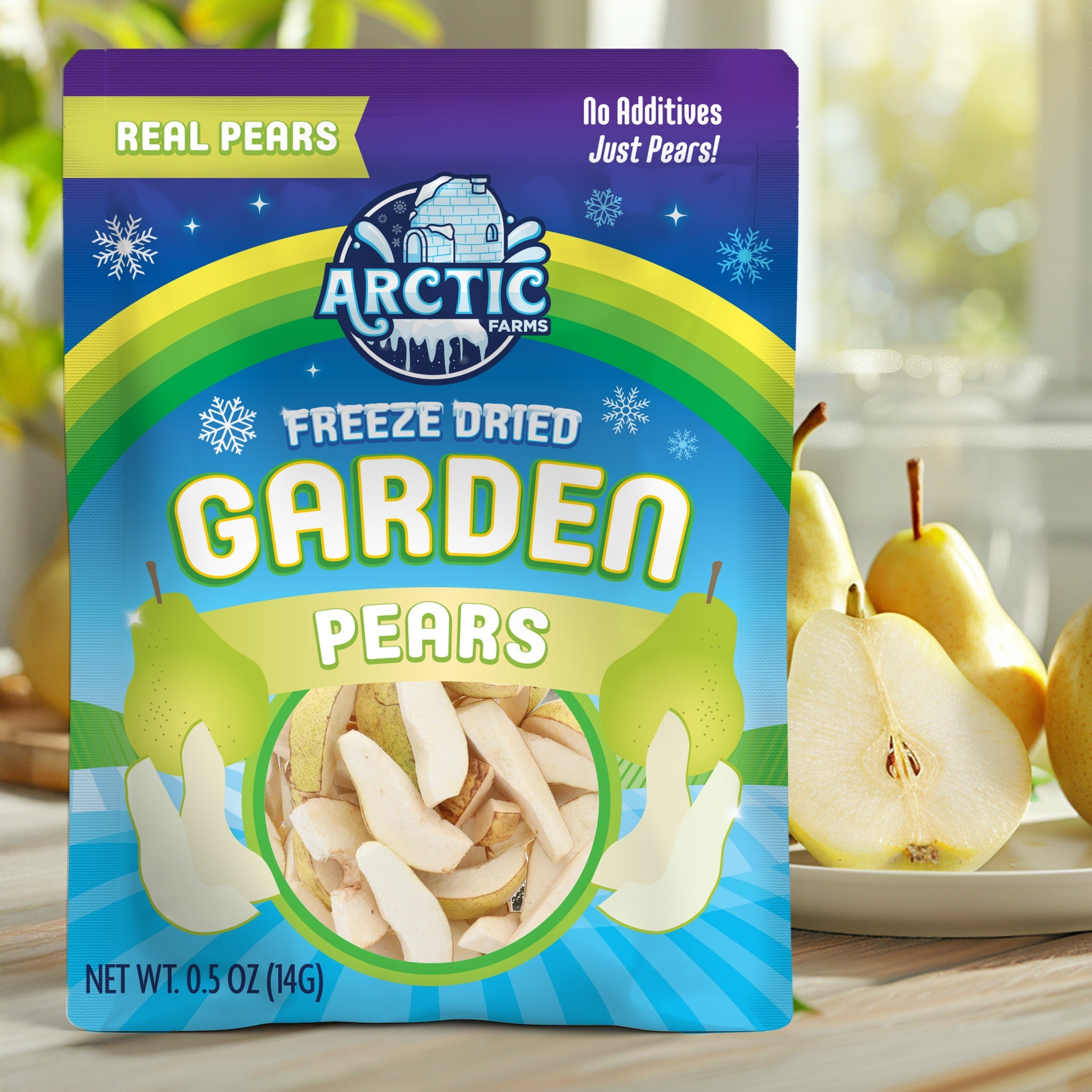 Freeze Dried Organic Bartlett Pears