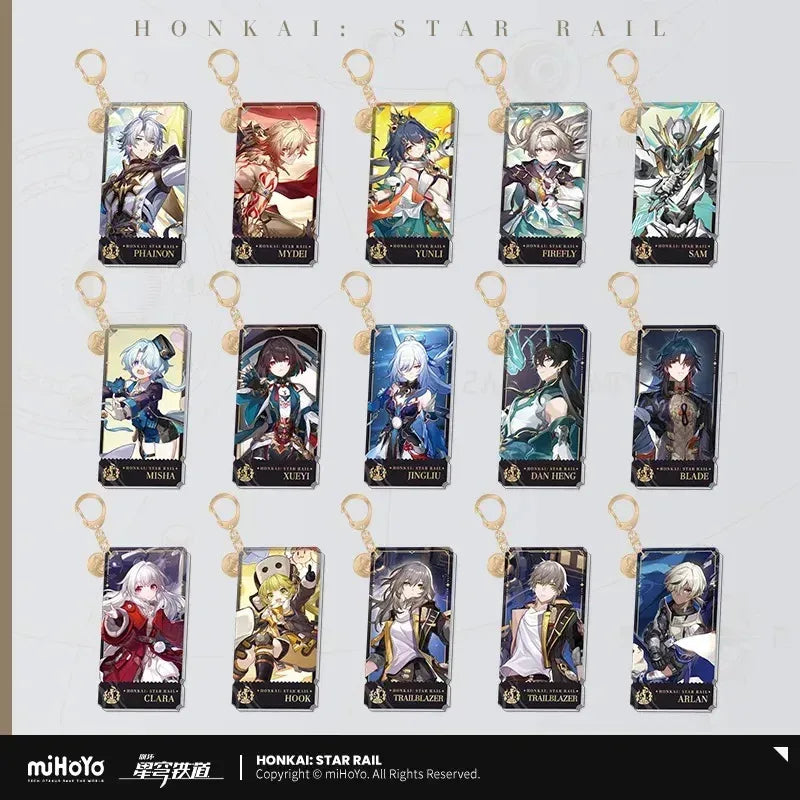 The Destruction Character Warp Artwork Acrylic Keychain Honkai: Star Rail