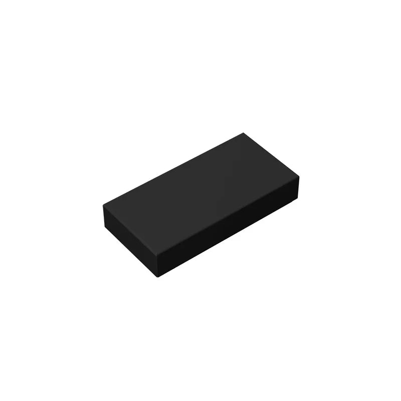 Gobricks GDS-566 Tile 1 x 2 with Groove | Compatible Building Block