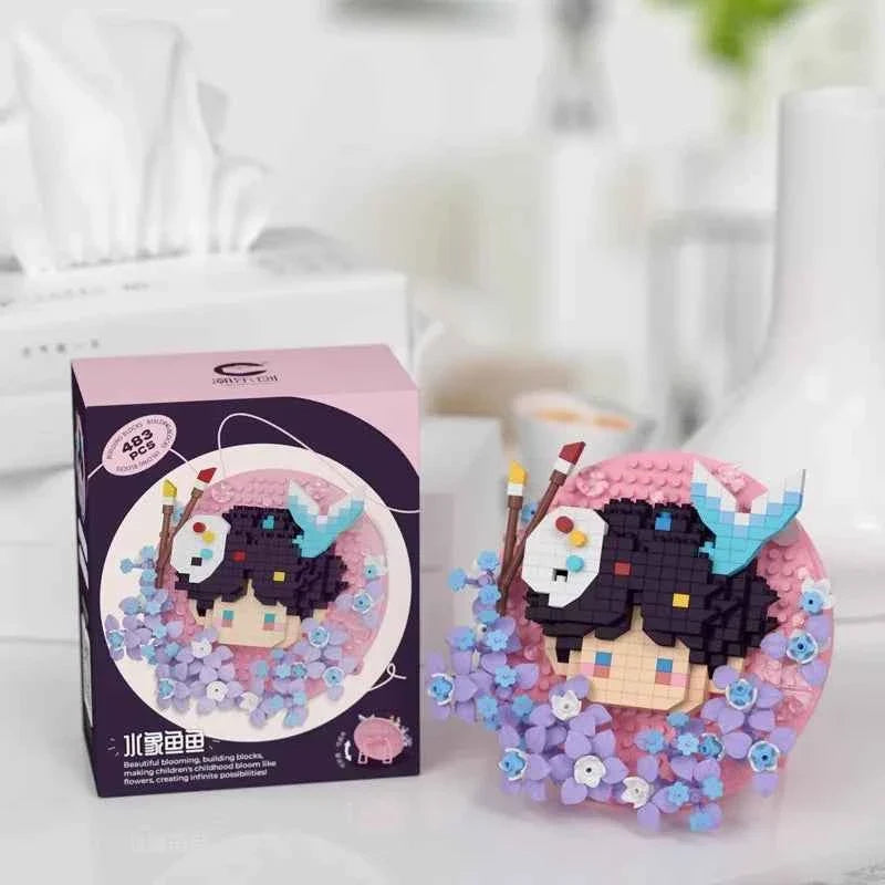 Flower Series Love & Deepspace Plush Keychain Cute Cartoon