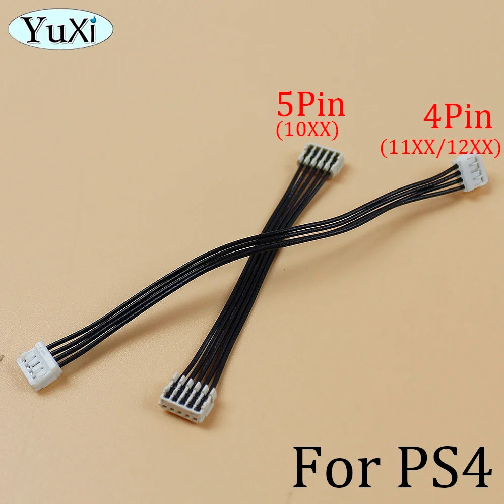 2Pcs Power Connector Cables For PS4 1000 1100 1200 | 5Pin 4Pin Host Power Line Cord Replacement