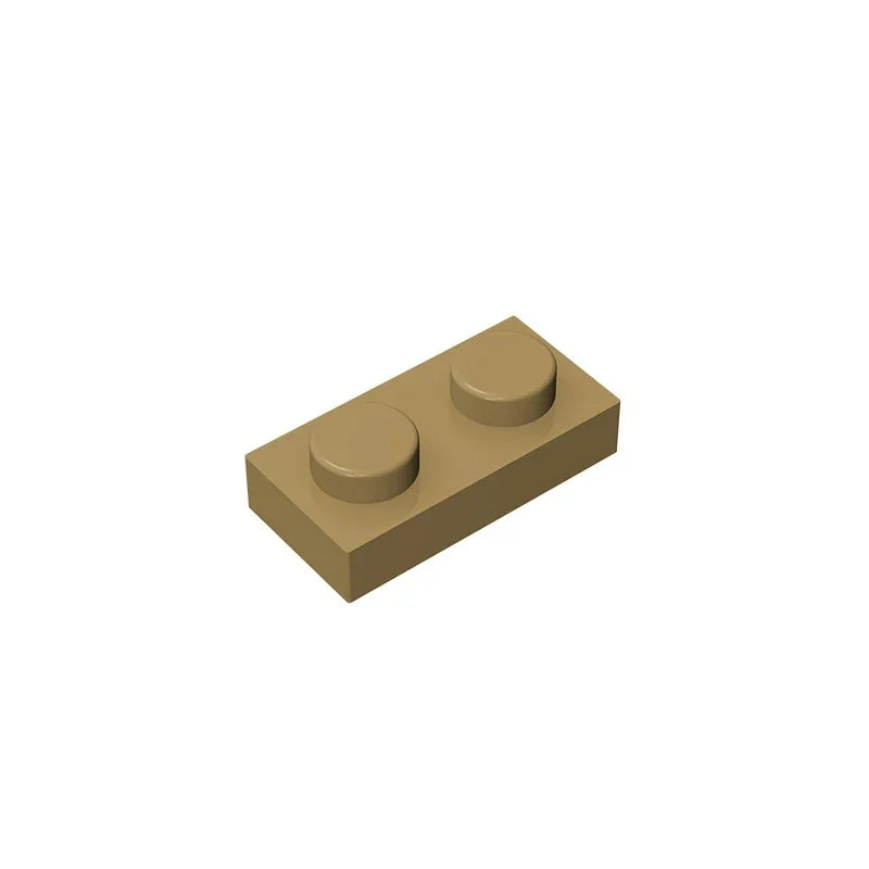 Gobricks GDS-502 Plate 1 x 2 Compatible Building Blocks | 6225 Pieces for DIY Creations