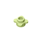 Gobricks GDS-839 Plate Round 1x1 with Flower Edge | Compatible with Lego 33291 28573