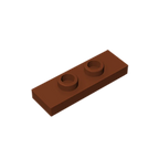Gobricks GDS-1504 Plate, Modified 1 x 3 with 2 Studs (Double Jumper) | Compatible Building Block Piece