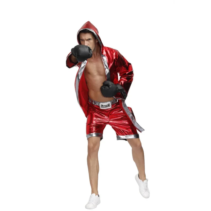 Boxing Attire Men and Women Competition Appearance Attire Combat Muay Thai Sanda Boxing Combat Robes and Capes Cosplay Costumes