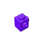 Gobricks GDS-1046 Modified Brick 1 x 1 with Studs on 2 Sides | Building Block for DIY