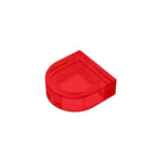 Gobricks Tile Round 1 x 1 Half Circle Extended | Compatible Brick Building Block