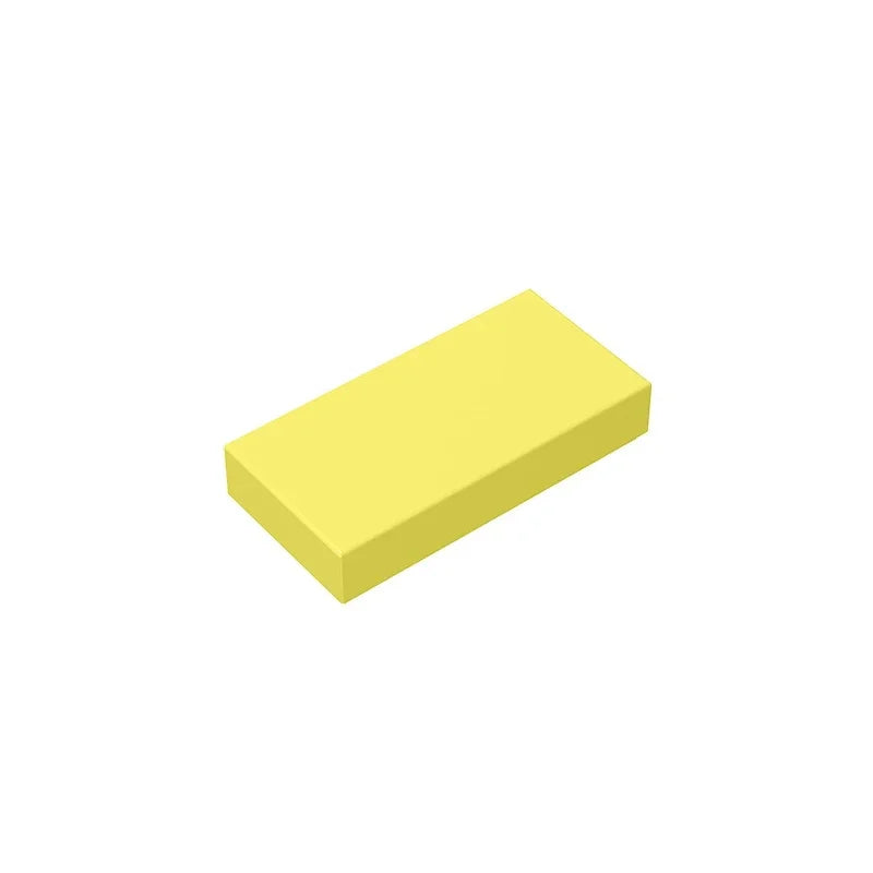 Gobricks GDS-566 Tile 1 x 2 with Groove | Compatible Building Block