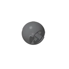 Gobricks GDS-1056 Technical Ball Joint with Through Axle Hole | Compatible Building Block Piece