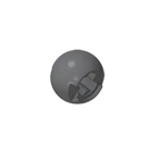 Gobricks GDS-1056 Technical Ball Joint with Through Axle Hole | Compatible Building Block Piece