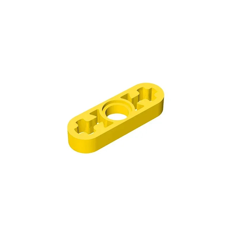 Gobricks GDS-689 Technical Liftarm Thin 1 x 3 | Building Block with Axle Holes Compatible with Lego 6632