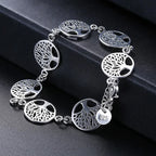 New 925 Sterling Silver Bracelet Tree Of Life Bracelet For Women Engagement Jewelry Gifts