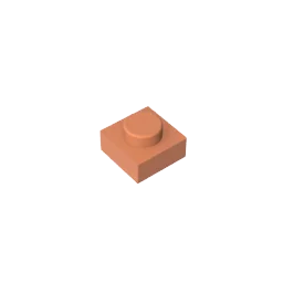 Gobricks GDS-501 Plate 1 x 1 | Compatible Building Blocks for DIY