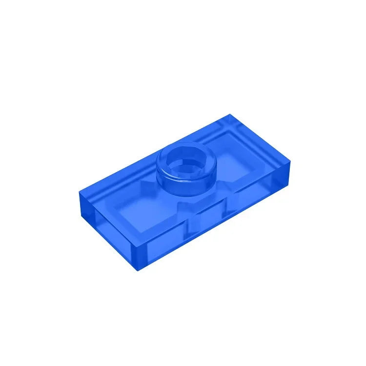 Gobricks PLATE 1X2 W. 1 KNOB | Modified Building Block Compatible with Lego 15573