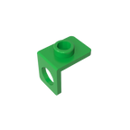 Gobricks GDS-1165 Minifig Neck Bracket with Back Stud | Thin Back Wall Building Block