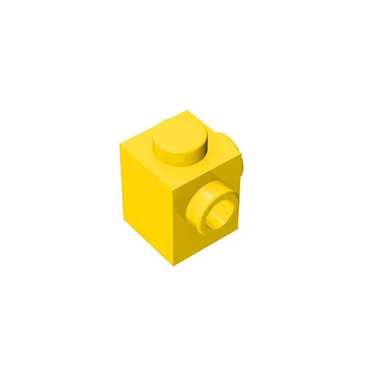 Gobricks GDS-1046 Modified Brick 1 x 1 with Studs on 2 Sides | Building Block for DIY