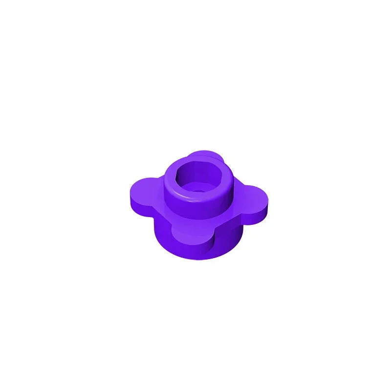 Gobricks GDS-839 Plate Round 1x1 with Flower Edge | Compatible with Lego 33291 28573