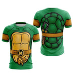 Bandai Ninja Turtles Classic Anime Cosplay Costume Full Print Adult