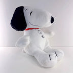 Breathing White Dog Plush Toy – Light & Sound Sleep Companion