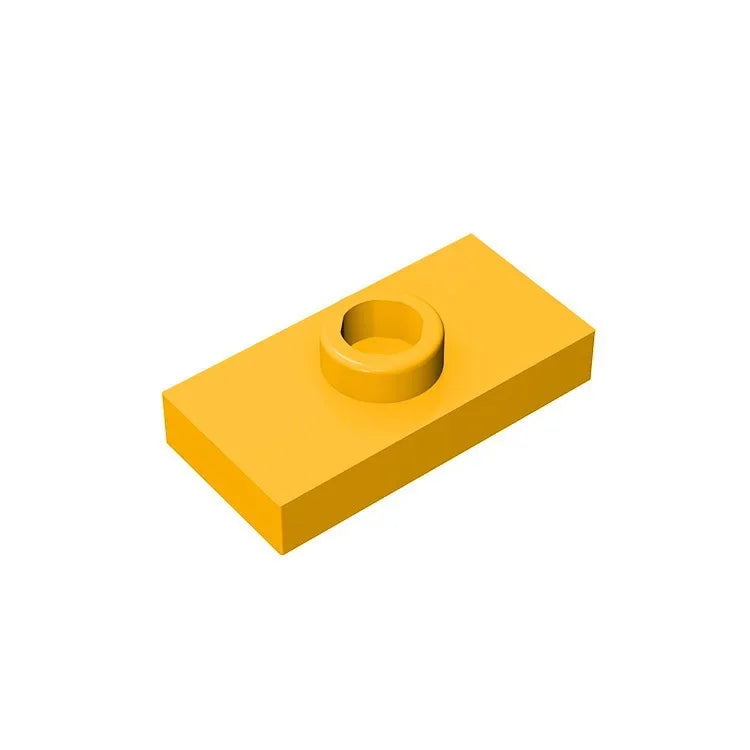 Gobricks PLATE 1X2 W. 1 KNOB | Modified Building Block Compatible with Lego 15573
