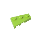 Gobricks GDS-547 Wedge Plate 3 x 2 Right | Compatible Building Block for DIY Creations