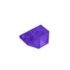 Gobricks GDS-597 Slope, Inverted 45 2x1 | Compatible Building Block for DIY