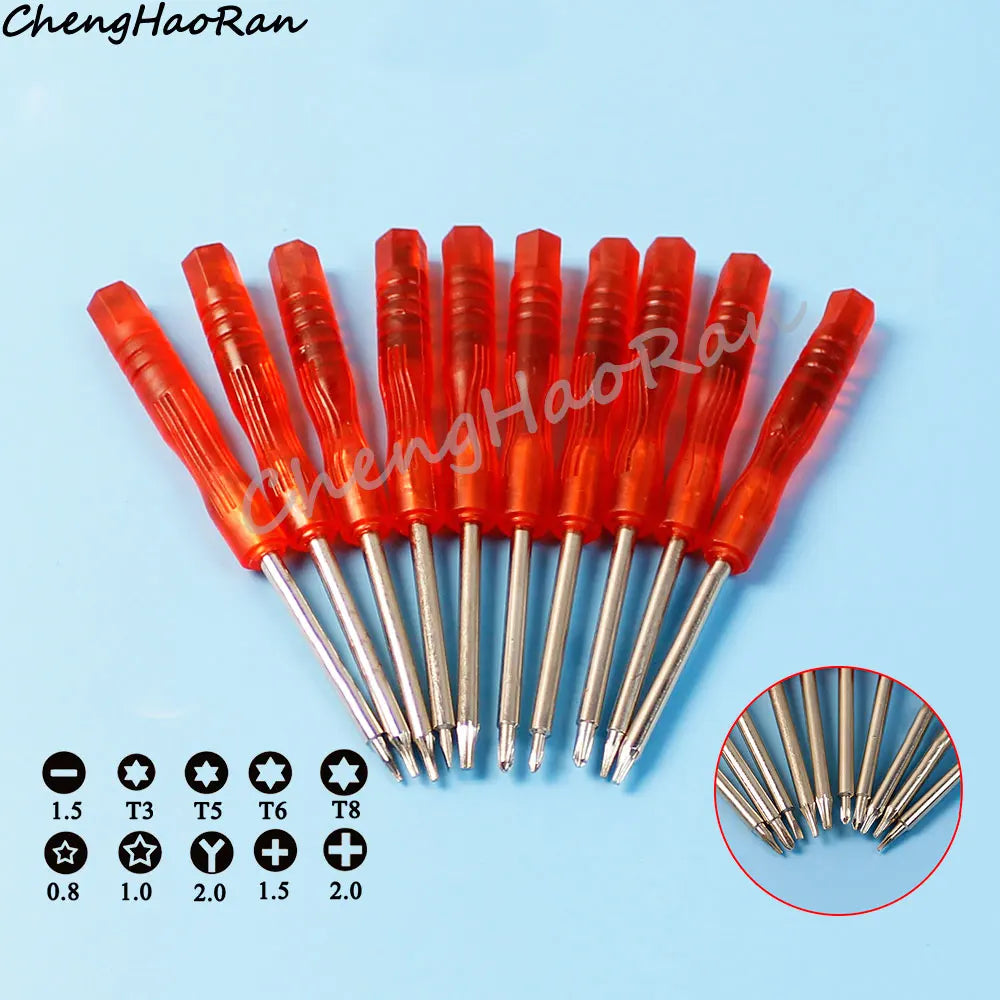 1 Set Screwdriver Kit | Triwing Repair Tools for Wii, GBA SP, DS Lite, NDSi, Xbox One, 360, PS4