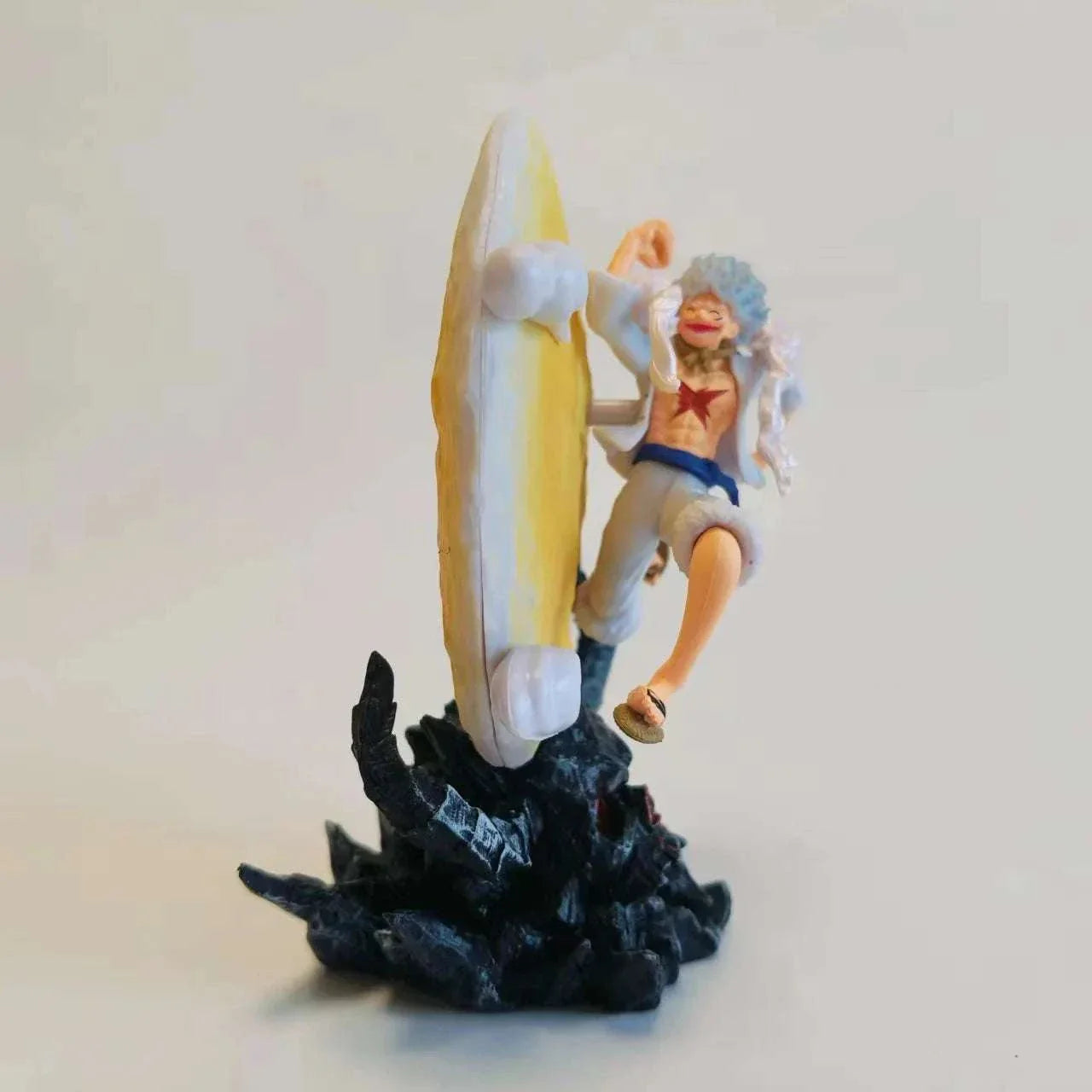 Fairy Nika Monkey D Luffy Anime Figure, One Piece Action Figurines Gear 5 With Moon 14 CM