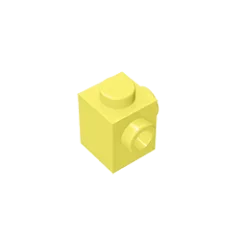 Gobricks GDS-1046 Modified Brick 1 x 1 with Studs on 2 Sides | Building Block for DIY