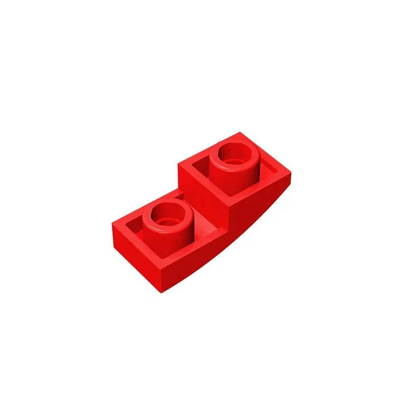 Gobricks GDS-795 Slope, Curved 2 x 1 Inverted | Compatible Building Block for DIY Projects