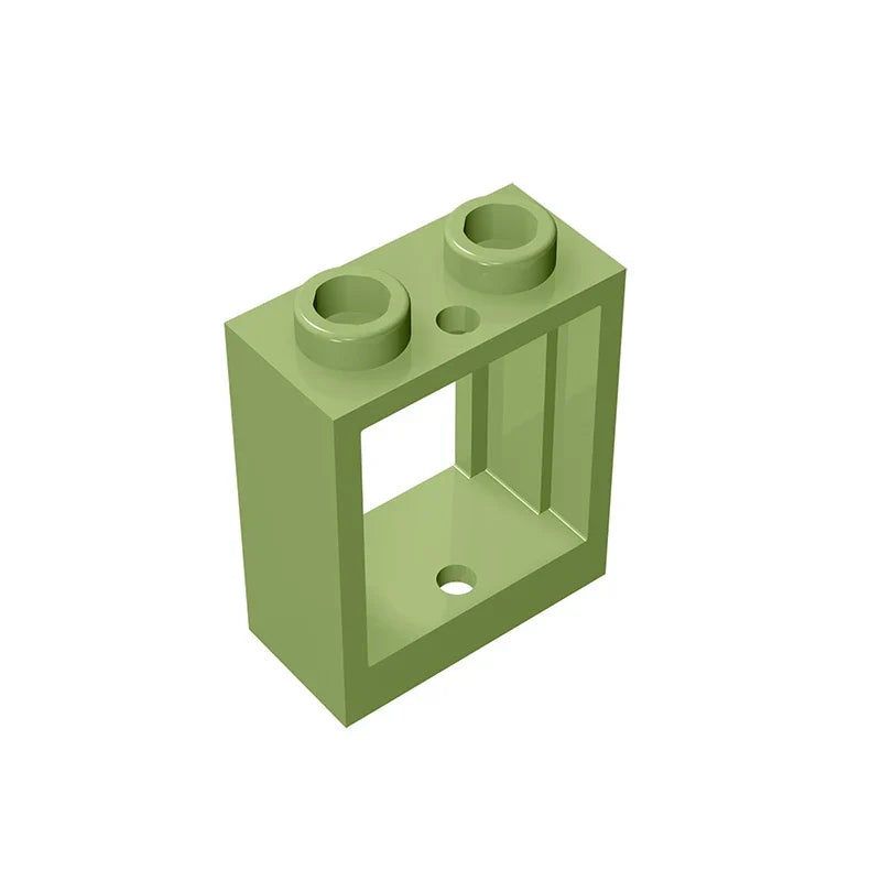 Gobricks GDS-783 Frame 1x2x2 Window | Compatible Building Block for DIY Projects