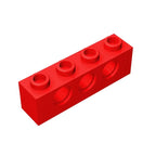 Gobricks GDS-625 Technical Brick 1x4 3-Hole | Compatible with Lego 3701