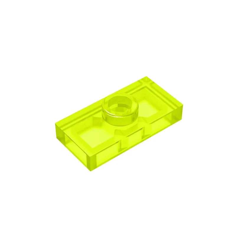 Gobricks PLATE 1X2 W. 1 KNOB | Modified Building Block Compatible with Lego 15573