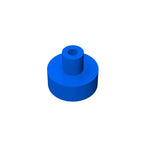 Gobricks Tile Round 1x1 with Bar and Pin Holder | Compatible Building Block