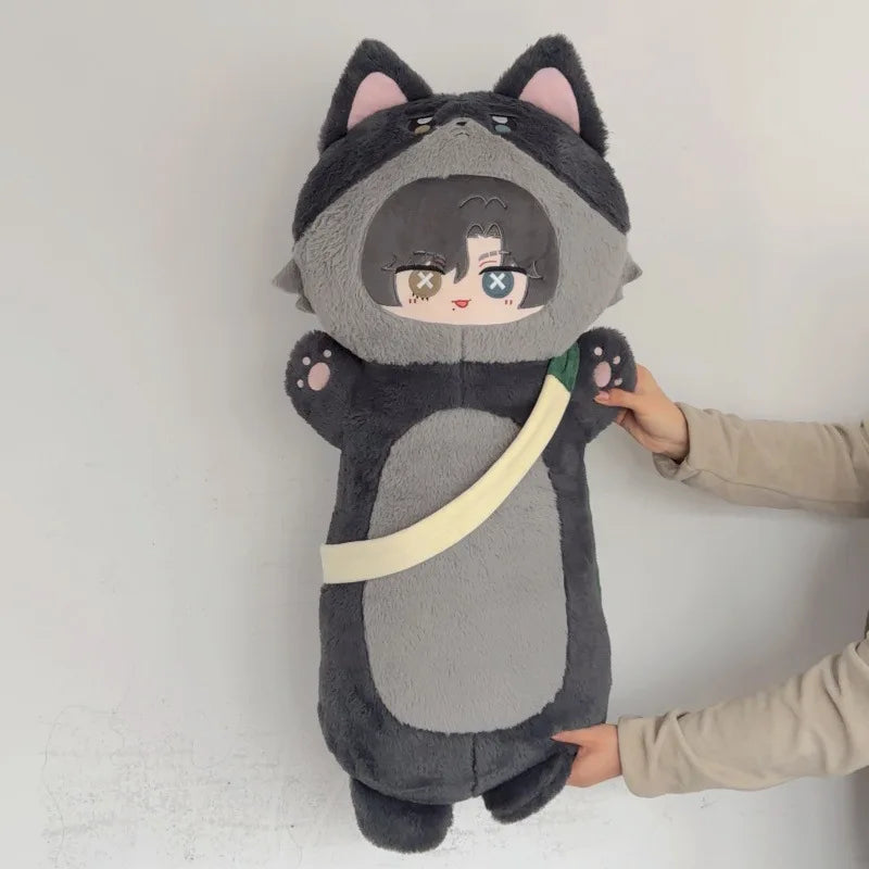 Long Cosplay Animal Plush Pillow – Giant Soft Character-Inspired Stuffed Toy