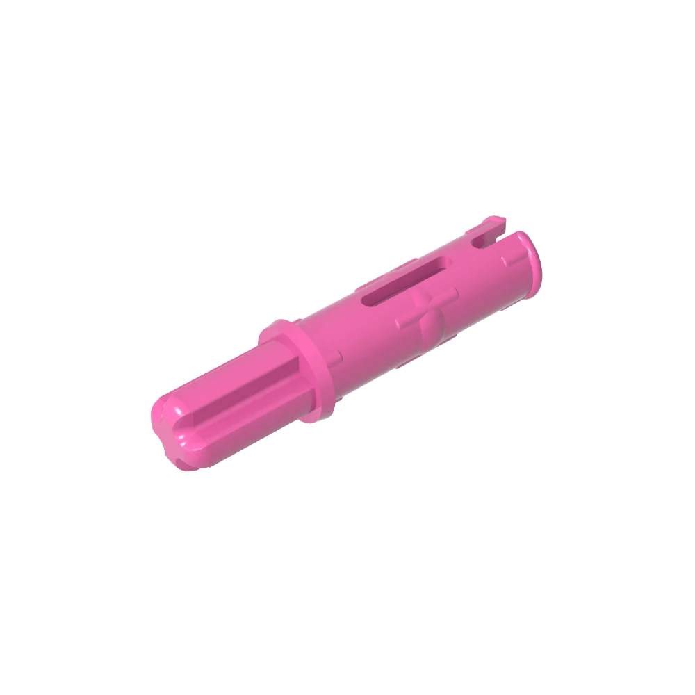 Gobricks GDS-929 Axle Pin 3L with Friction Ridges | Compatible Building Block for Technic