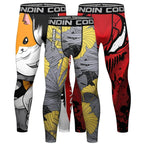 Men's Compression Running Tights - Jui Jit Su / Medium