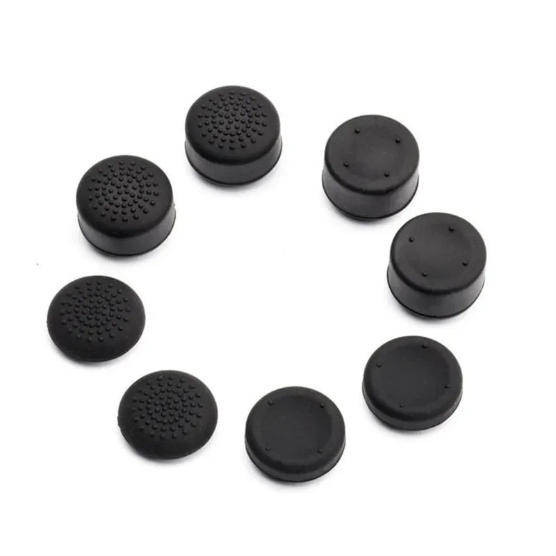 8-Piece Universal Silicone Thumbstick Grips | Anti-Slip Thumb Caps for PS4, PS5, Switch, Xbox Controllers