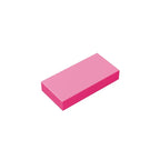 Gobricks GDS-566 Tile 1 x 2 with Groove | Compatible Building Block