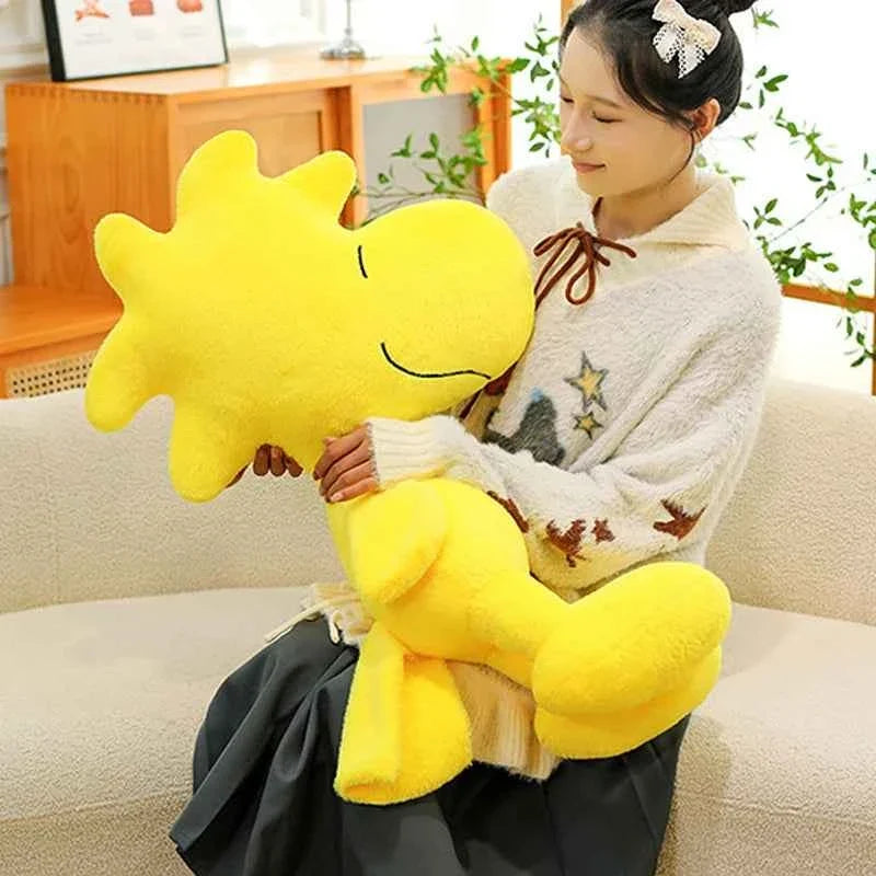 Yellow Bird Plush Toy – Giant Cartoon Stuffed Pillow